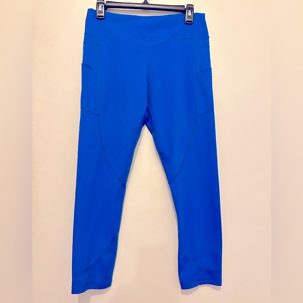 Zyia Active Blue 7/8 High Rise Leggings Size 12